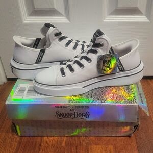 Snoop Dogg Slip In Skechers White and Black